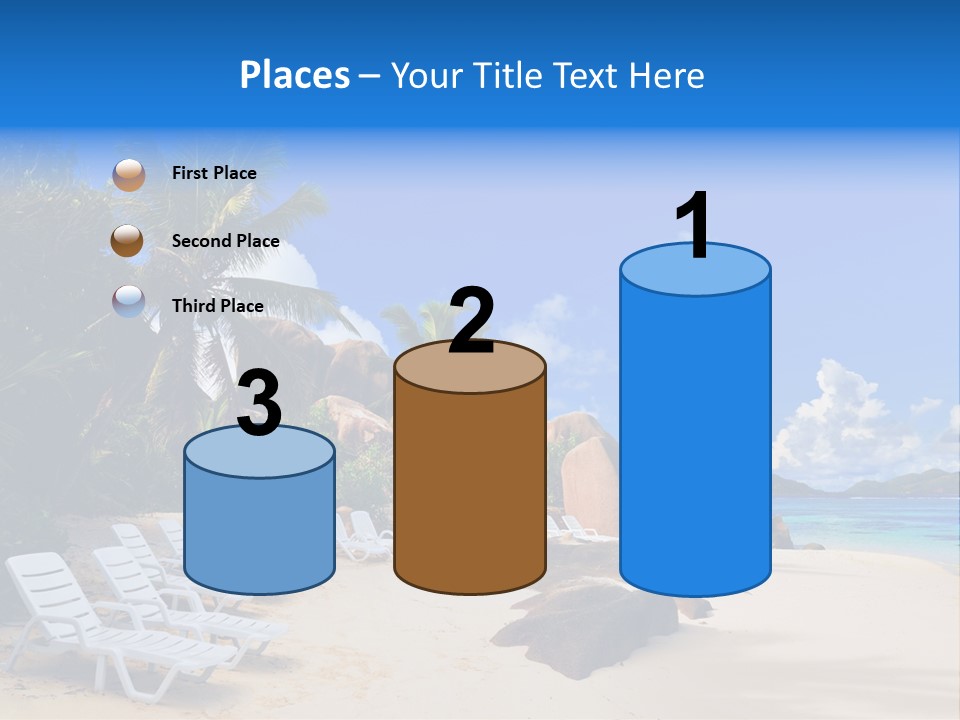 Surf Seychelles Stone PowerPoint Template