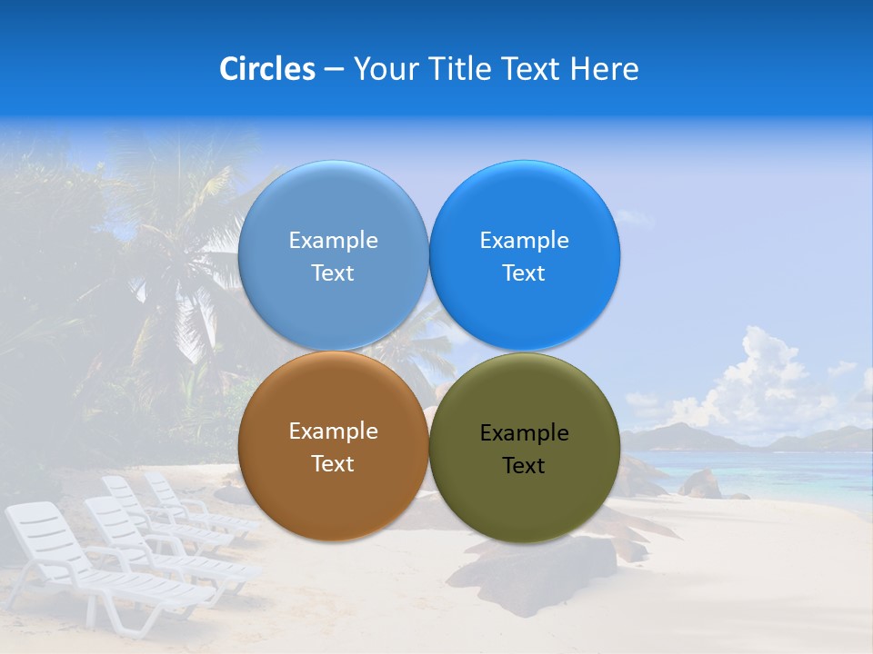 Surf Seychelles Stone PowerPoint Template