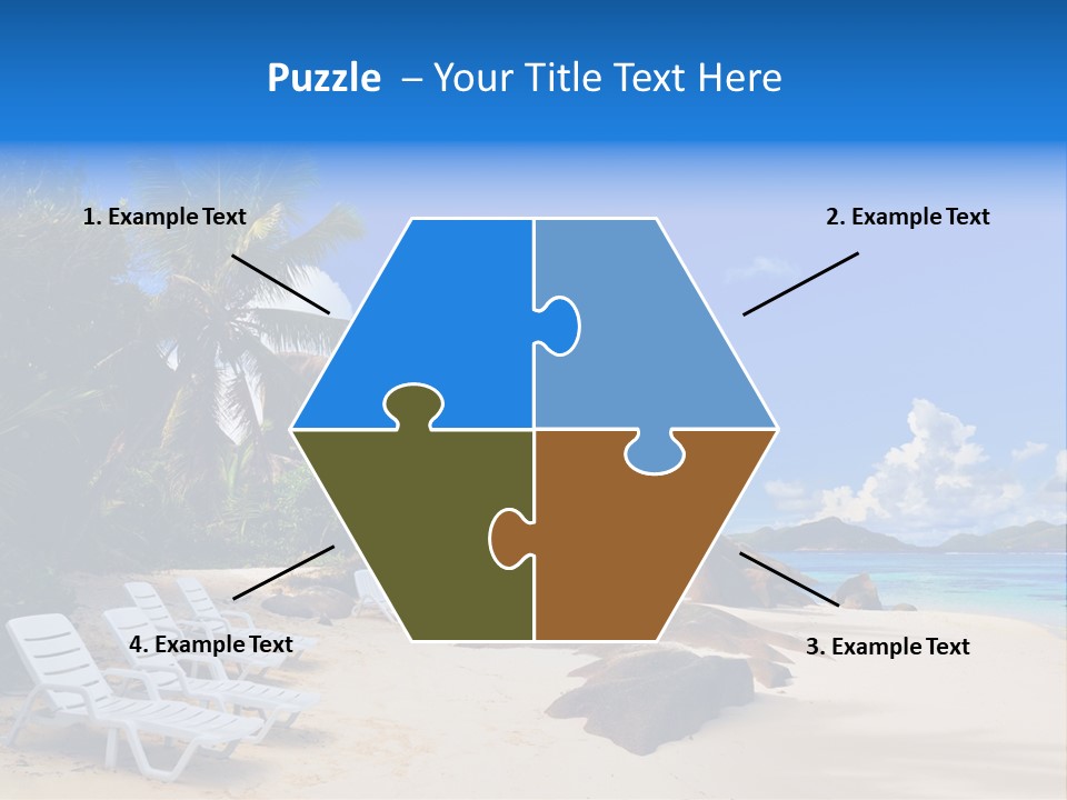 Surf Seychelles Stone PowerPoint Template