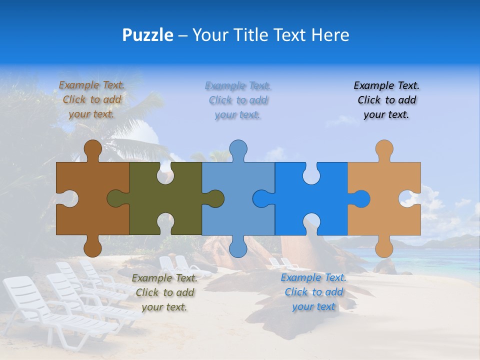 Surf Seychelles Stone PowerPoint Template