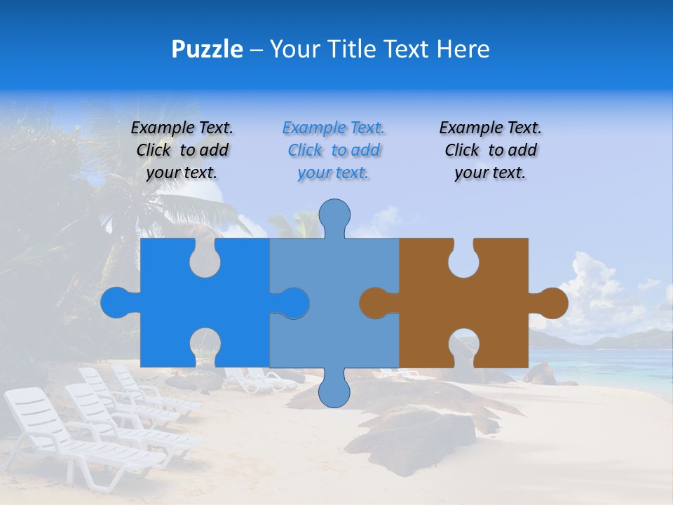 Surf Seychelles Stone PowerPoint Template