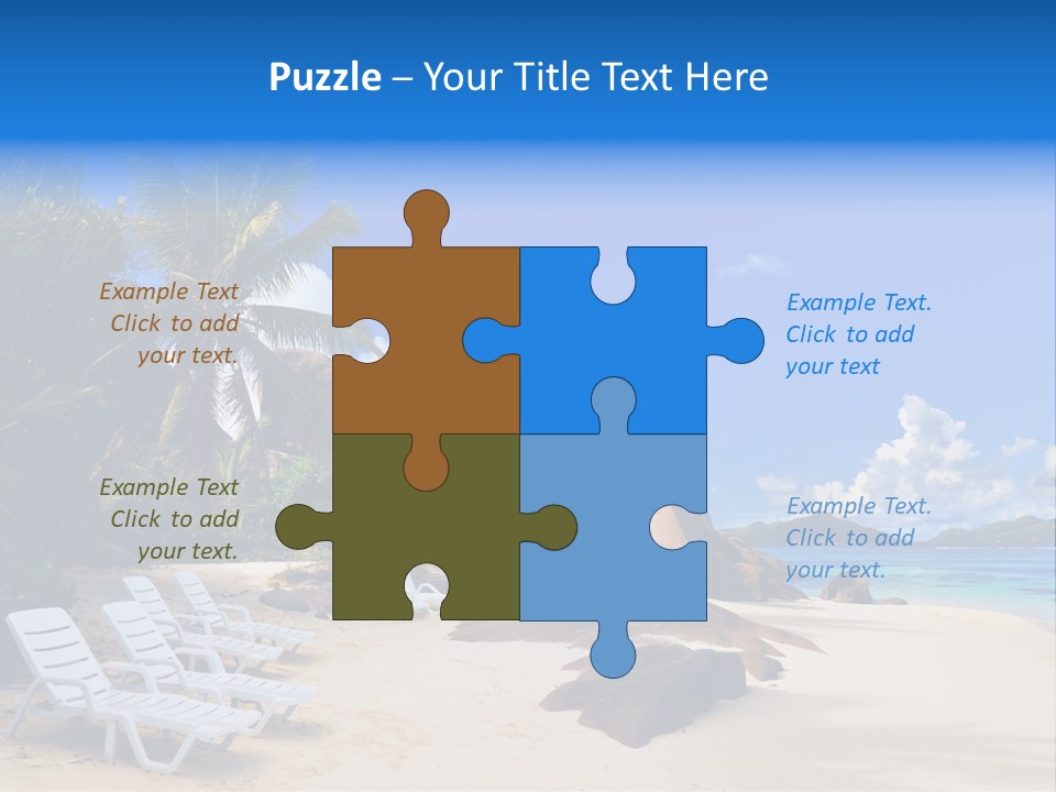 Surf Seychelles Stone PowerPoint Template