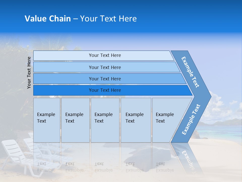 Surf Seychelles Stone PowerPoint Template