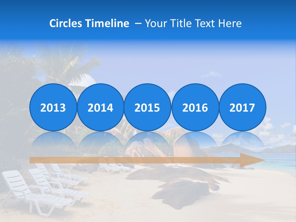 Surf Seychelles Stone PowerPoint Template