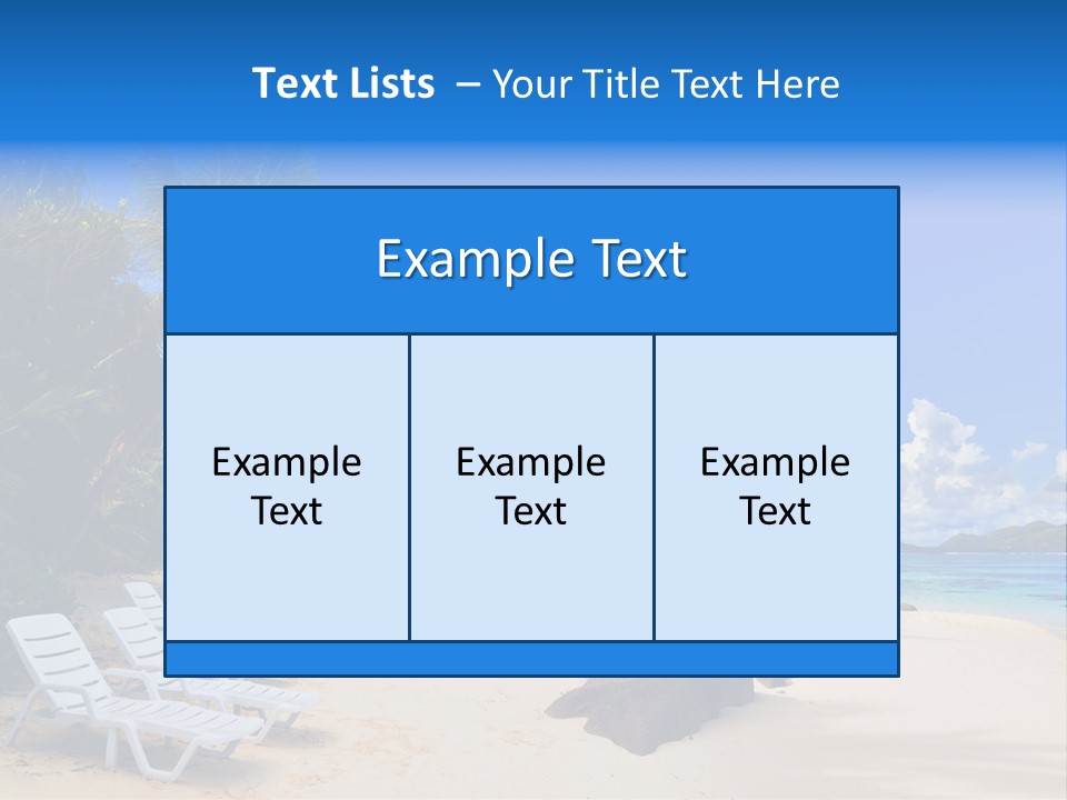 Surf Seychelles Stone PowerPoint Template