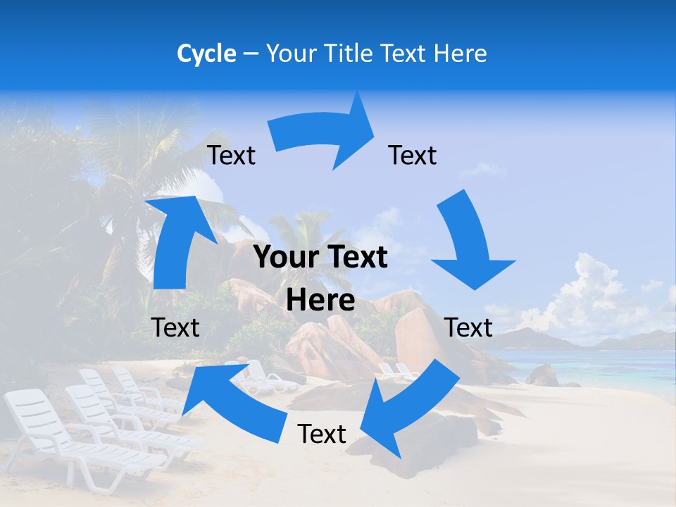 Surf Seychelles Stone PowerPoint Template