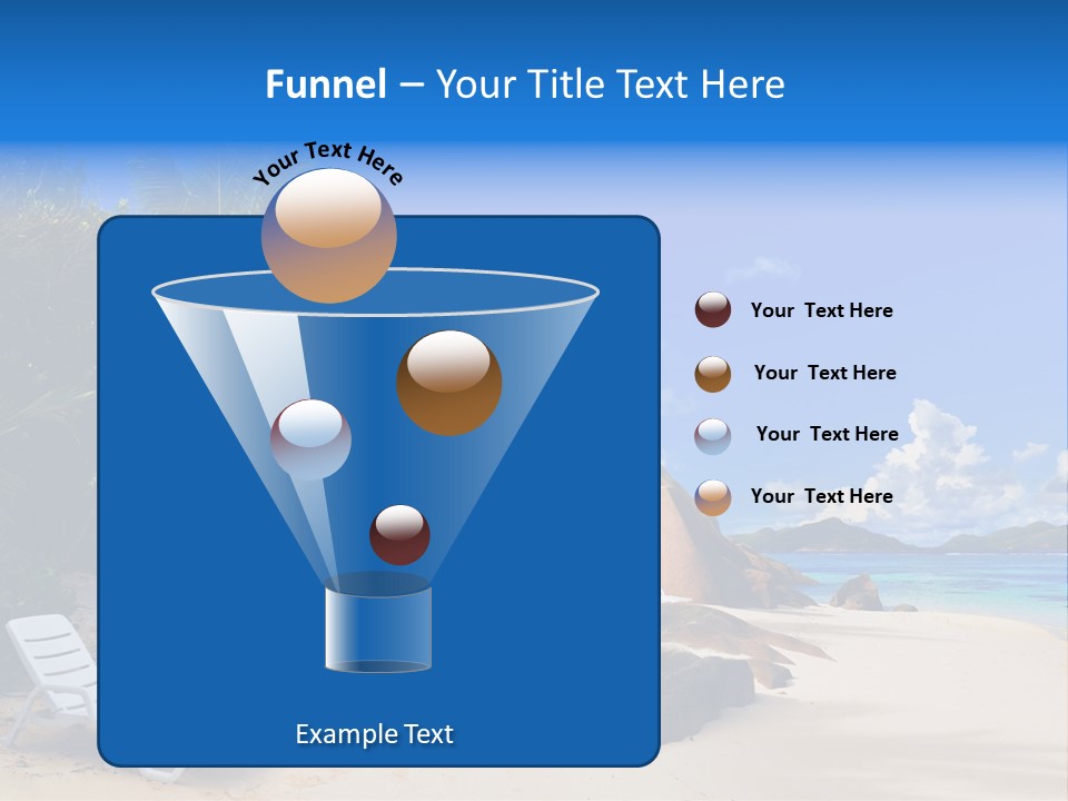 Surf Seychelles Stone PowerPoint Template