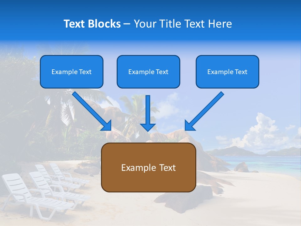 Surf Seychelles Stone PowerPoint Template