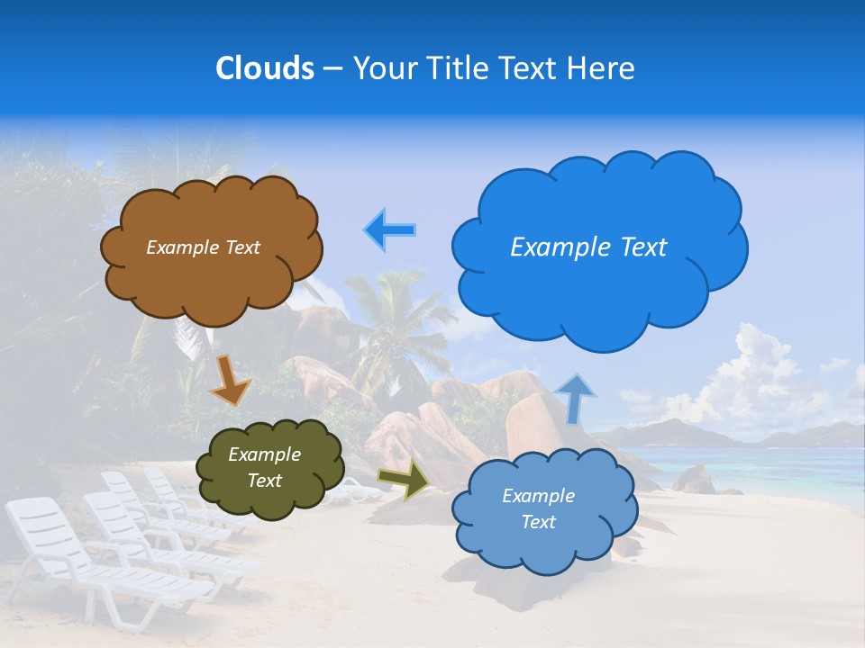 Surf Seychelles Stone PowerPoint Template