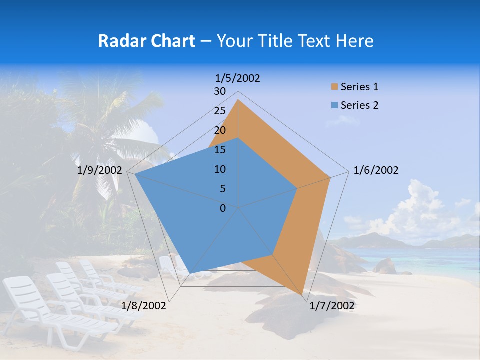 Surf Seychelles Stone PowerPoint Template