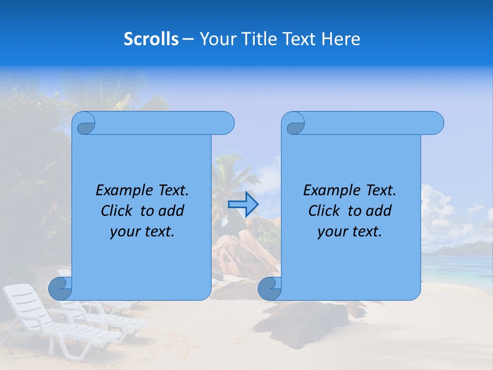 Surf Seychelles Stone PowerPoint Template
