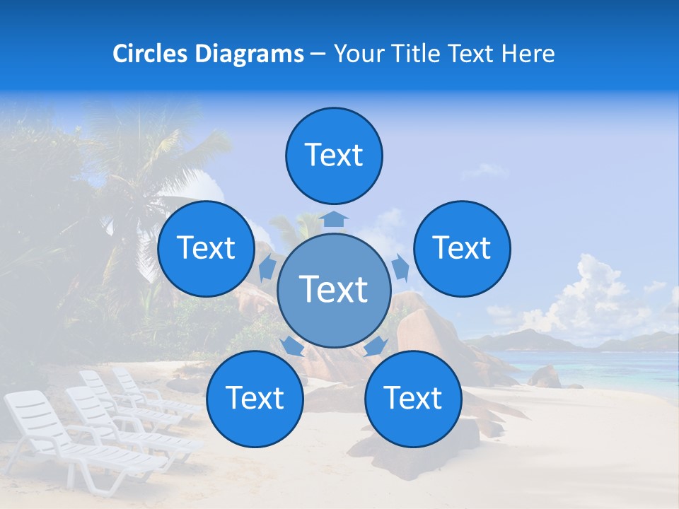 Surf Seychelles Stone PowerPoint Template