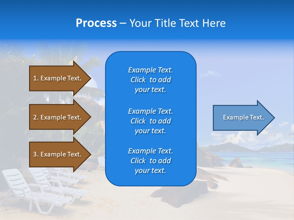 Surf Seychelles Stone PowerPoint Template