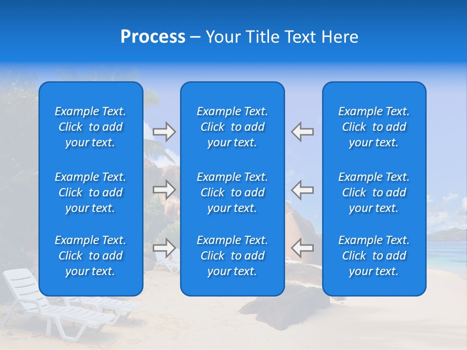 Surf Seychelles Stone PowerPoint Template