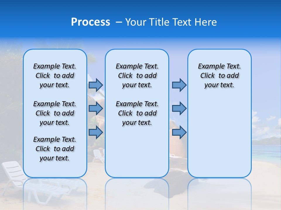 Surf Seychelles Stone PowerPoint Template