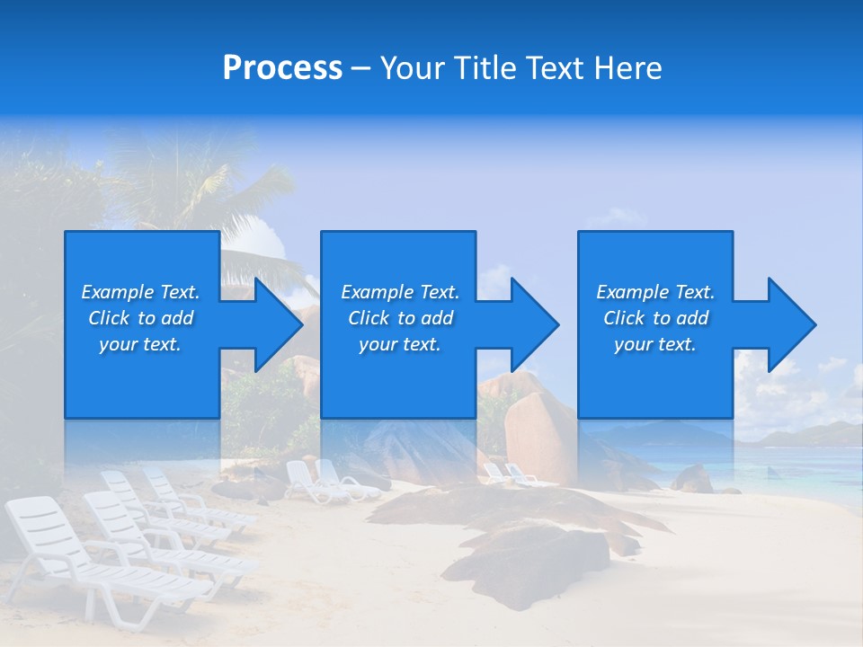 Surf Seychelles Stone PowerPoint Template