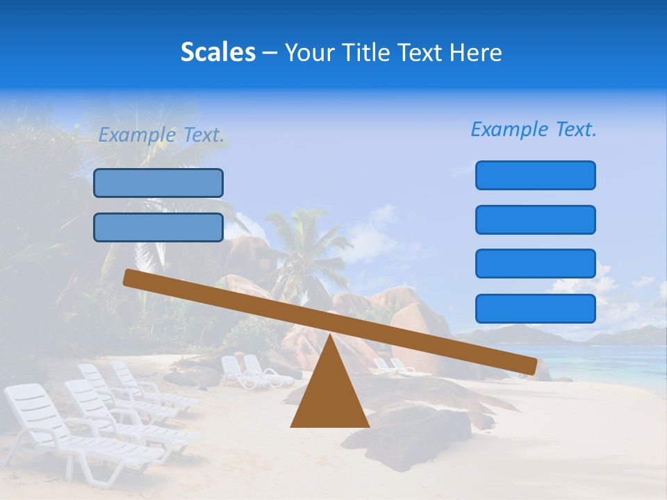 Surf Seychelles Stone PowerPoint Template