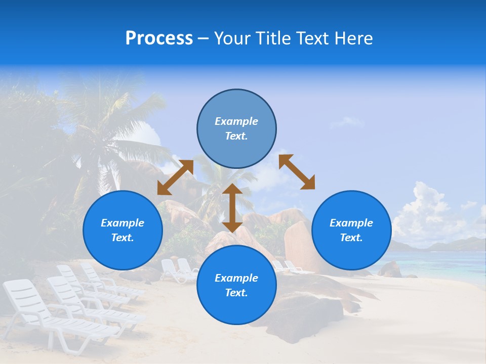 Surf Seychelles Stone PowerPoint Template