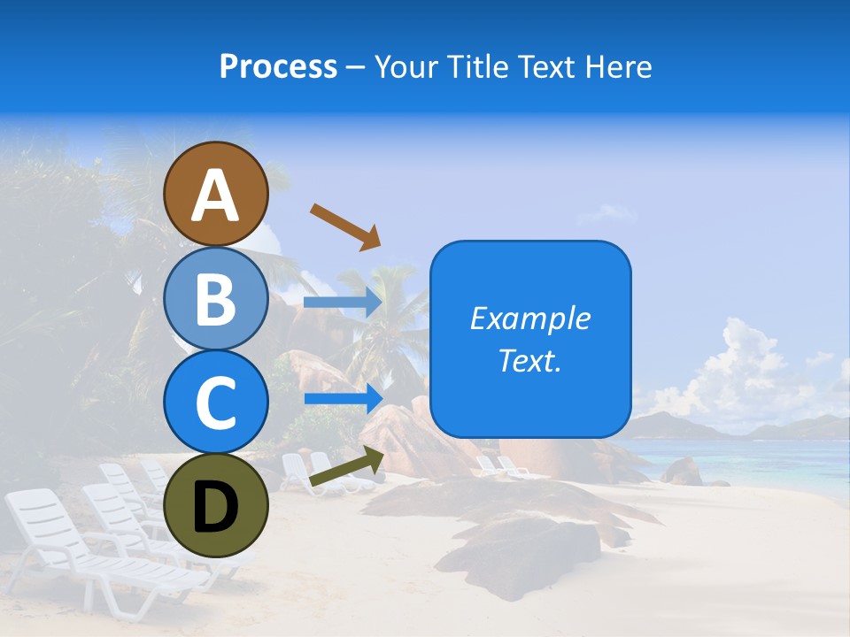 Surf Seychelles Stone PowerPoint Template