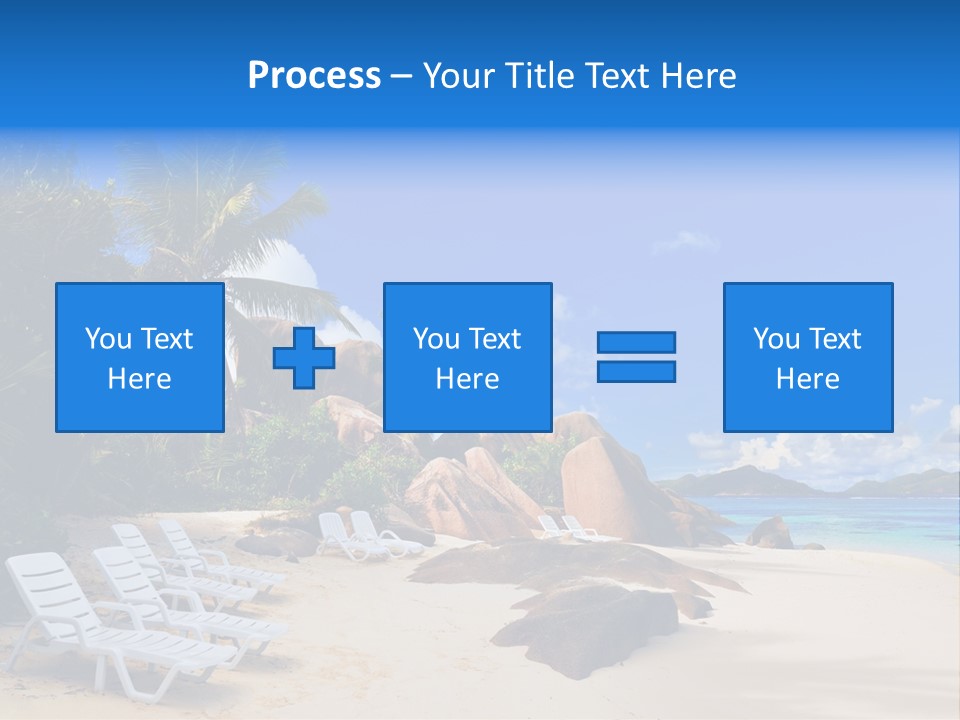 Surf Seychelles Stone PowerPoint Template