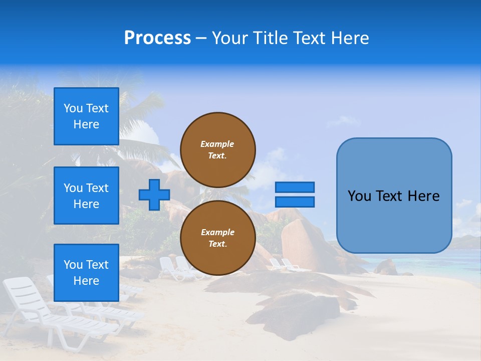 Surf Seychelles Stone PowerPoint Template