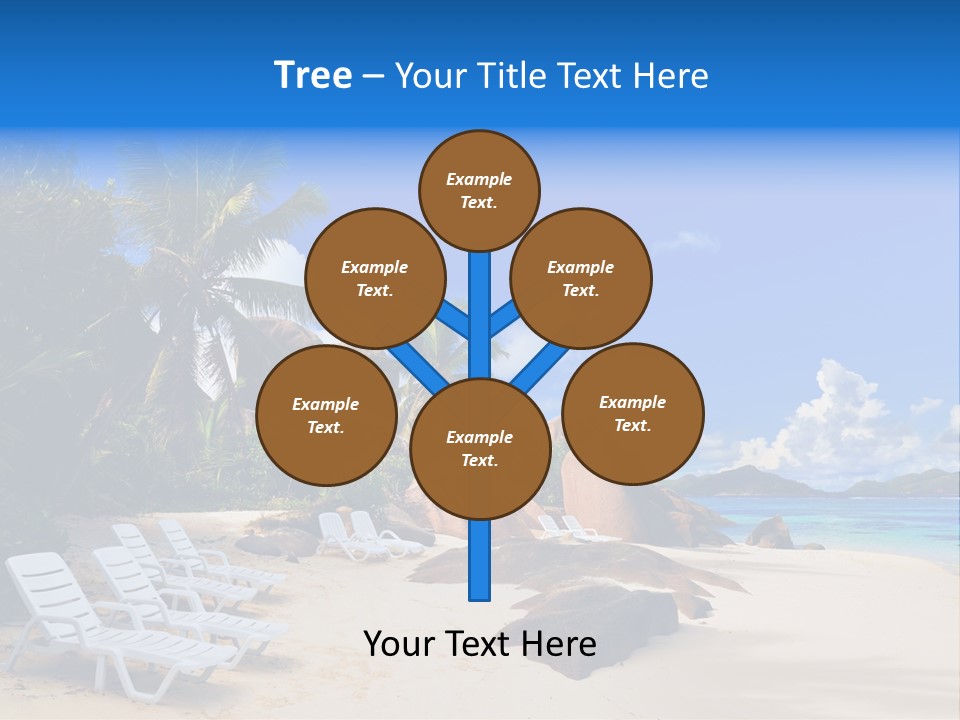 Surf Seychelles Stone PowerPoint Template