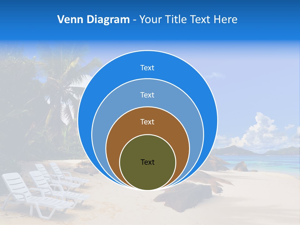 Surf Seychelles Stone PowerPoint Template