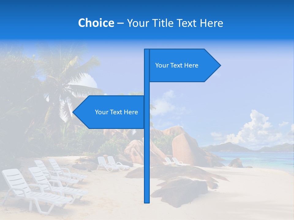 Surf Seychelles Stone PowerPoint Template