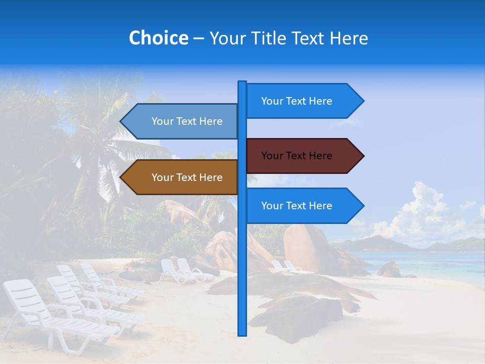 Surf Seychelles Stone PowerPoint Template