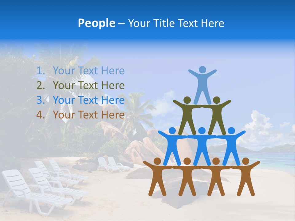 Surf Seychelles Stone PowerPoint Template