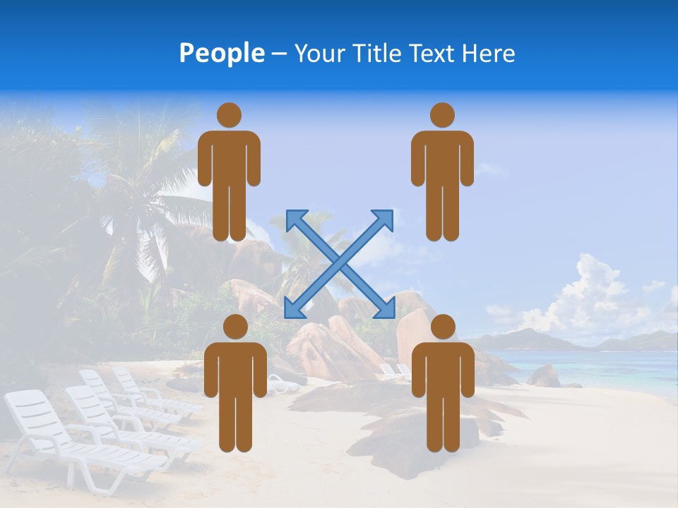 Surf Seychelles Stone PowerPoint Template