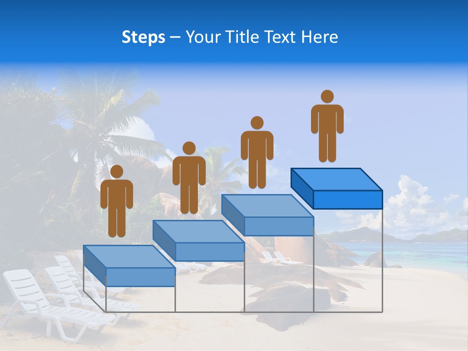 Surf Seychelles Stone PowerPoint Template
