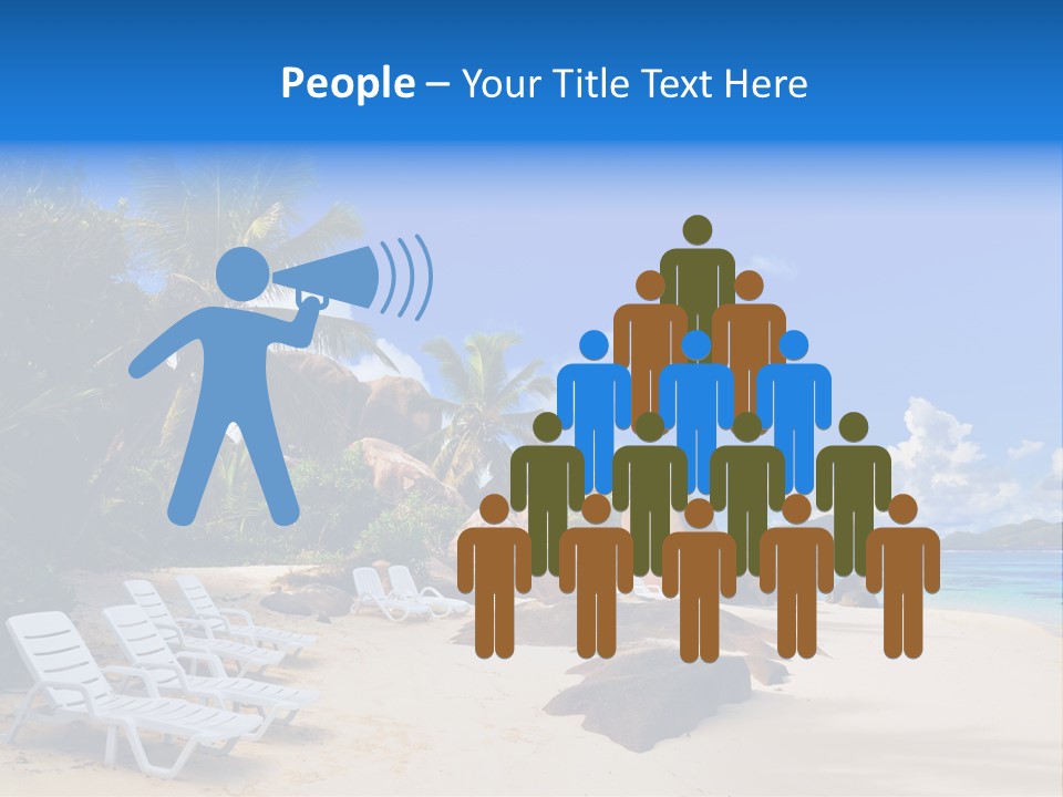 Surf Seychelles Stone PowerPoint Template