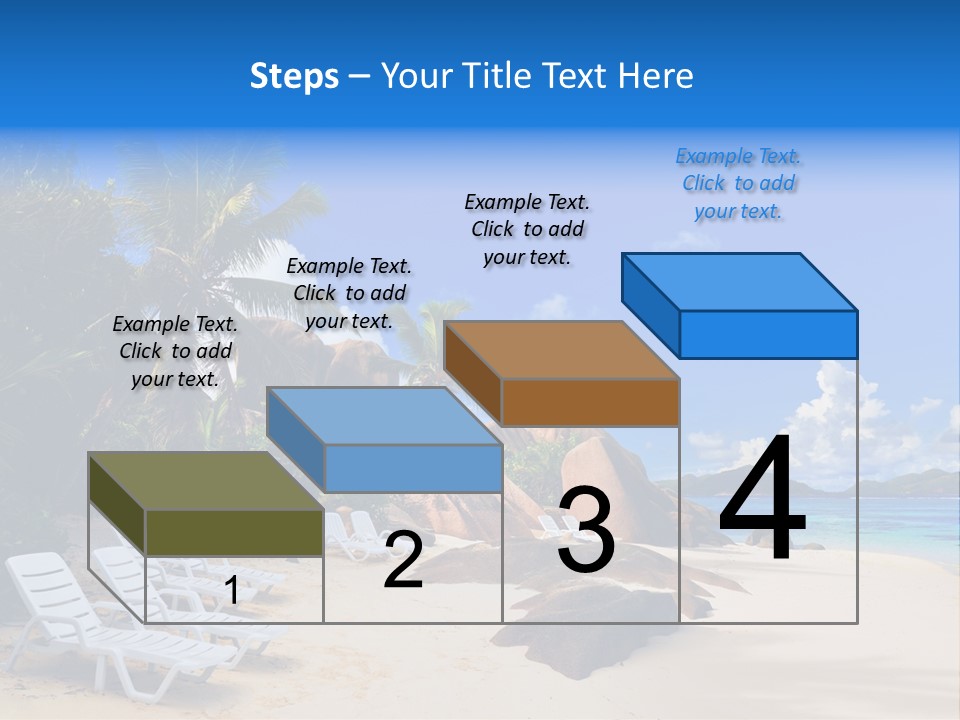 Surf Seychelles Stone PowerPoint Template