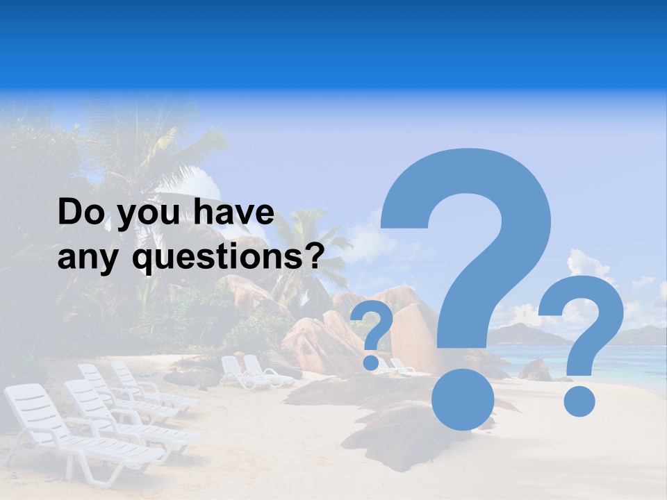 Surf Seychelles Stone PowerPoint Template