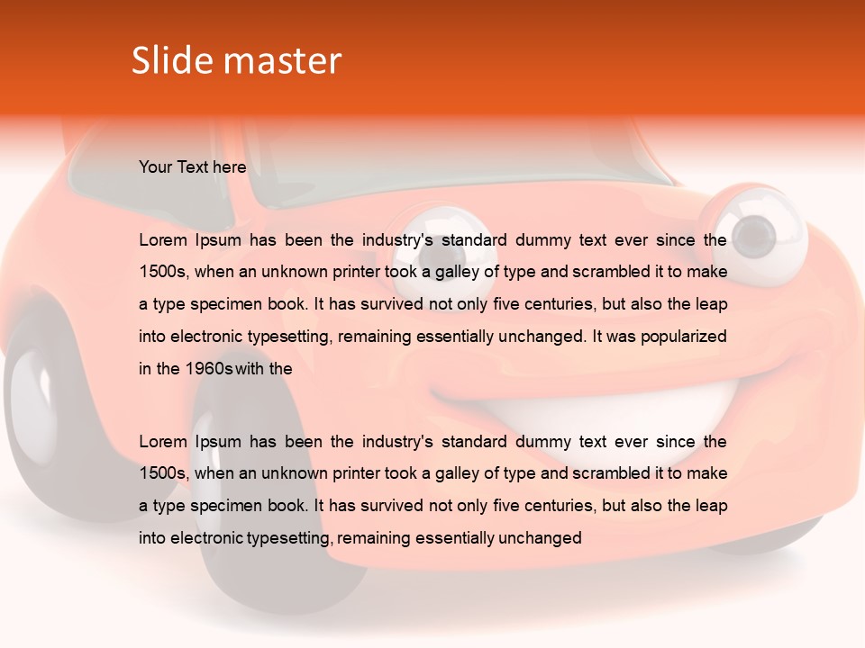 Great Roll Traffic PowerPoint Template