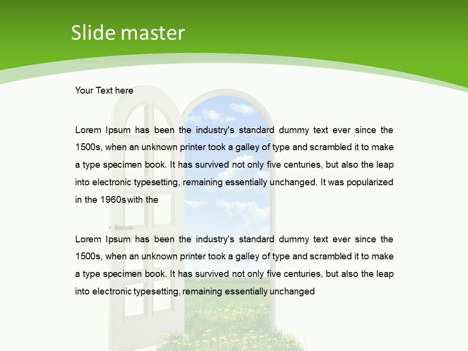 Sexy Face Pretty PowerPoint Template