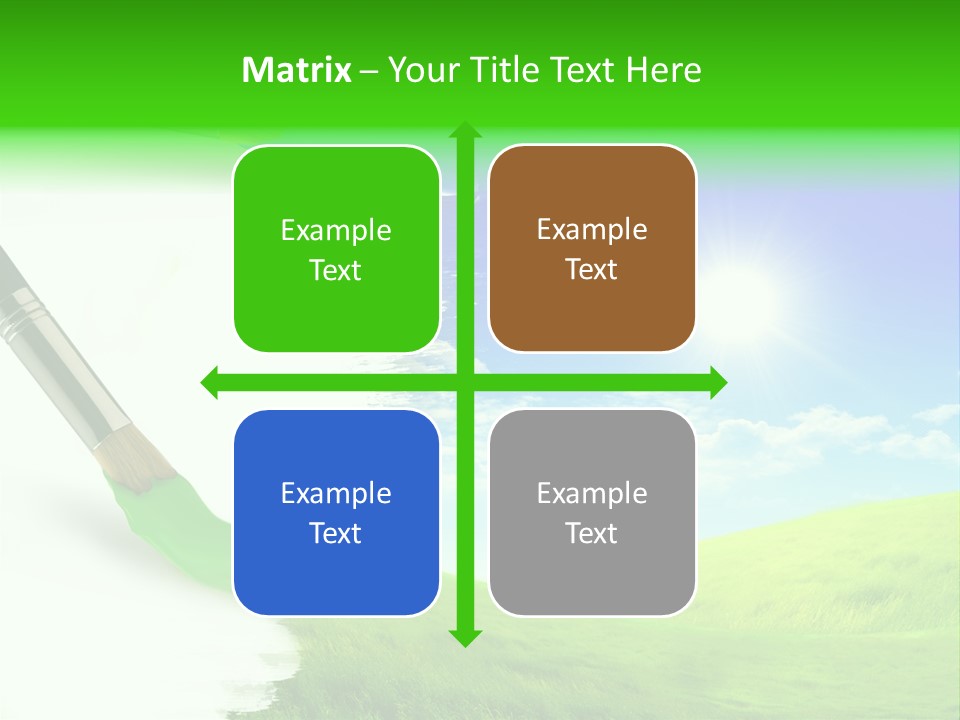 Colour Nature Picture PowerPoint Template