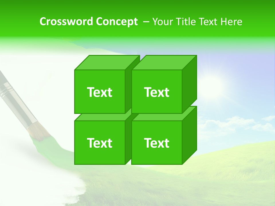 Colour Nature Picture PowerPoint Template