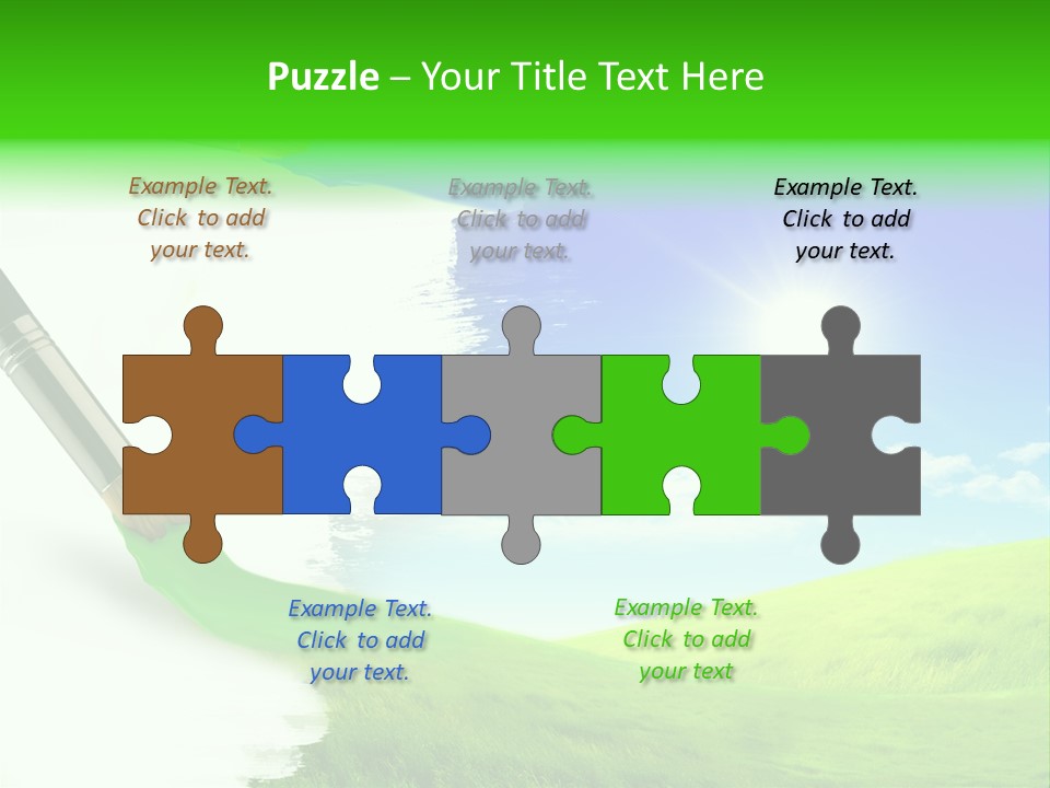 Colour Nature Picture PowerPoint Template