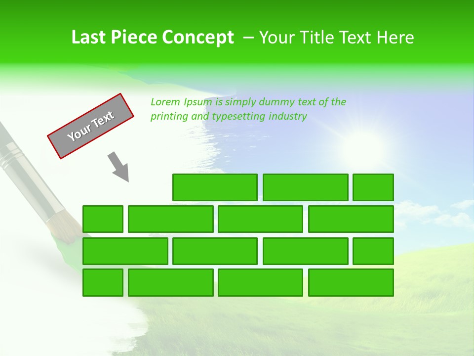 Colour Nature Picture PowerPoint Template