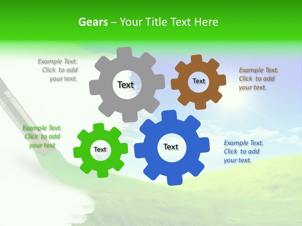 Colour Nature Picture PowerPoint Template