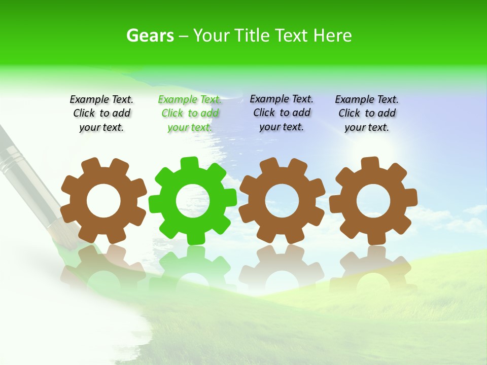 Colour Nature Picture PowerPoint Template