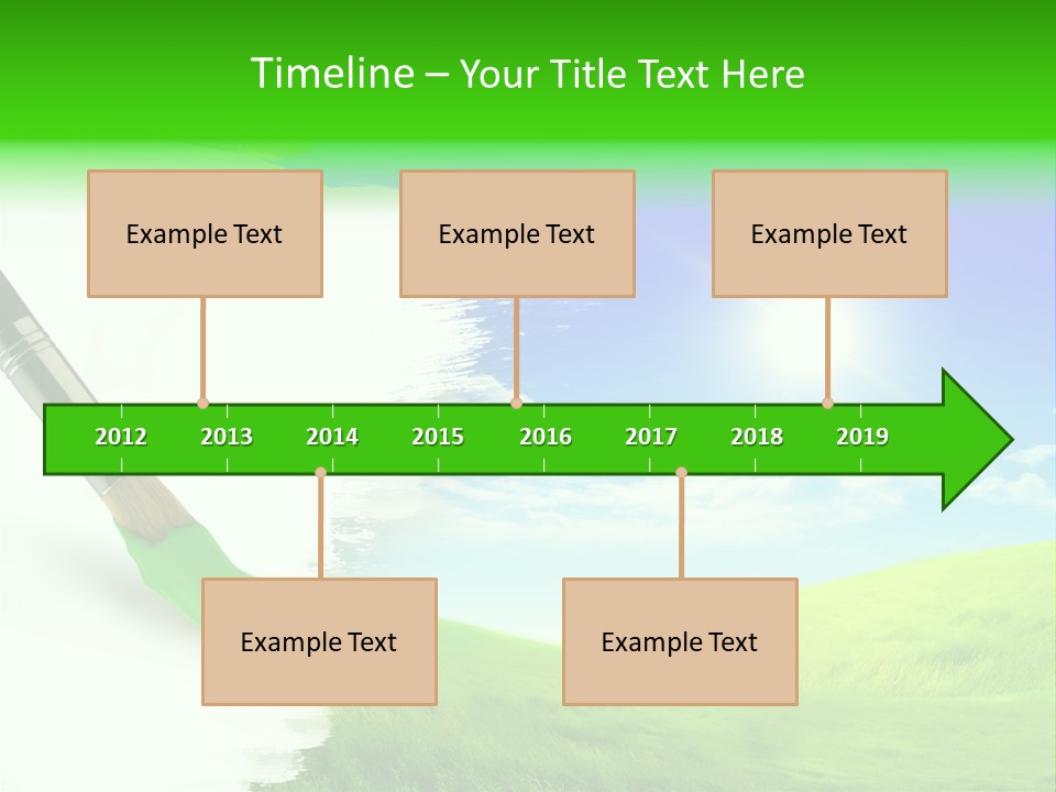 Colour Nature Picture PowerPoint Template