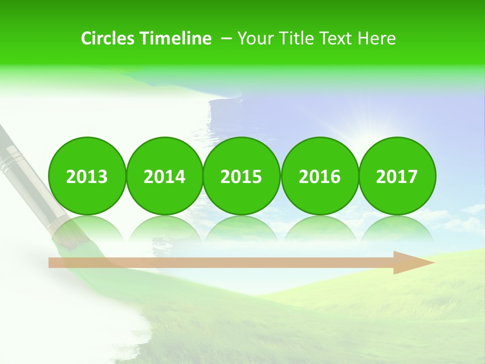 Colour Nature Picture PowerPoint Template