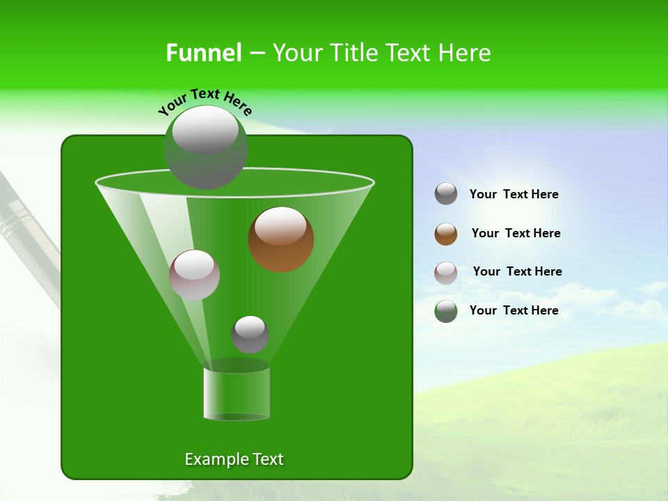 Colour Nature Picture PowerPoint Template