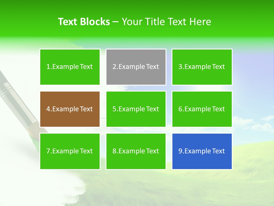 Colour Nature Picture PowerPoint Template