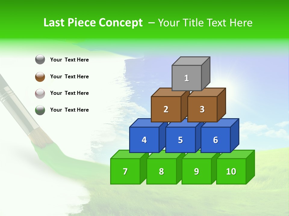 Colour Nature Picture PowerPoint Template