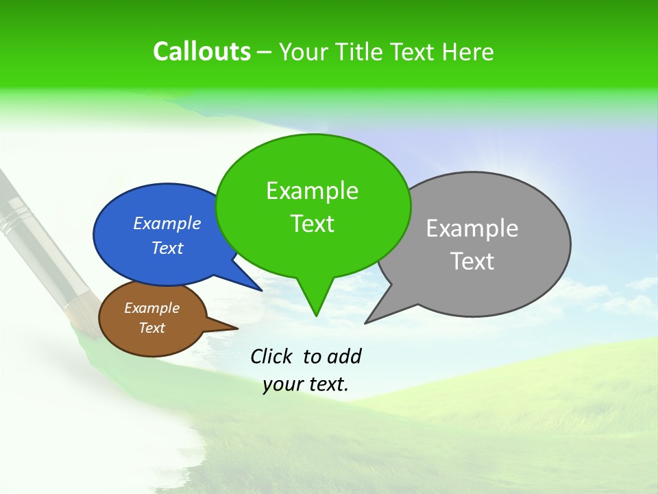 Colour Nature Picture PowerPoint Template