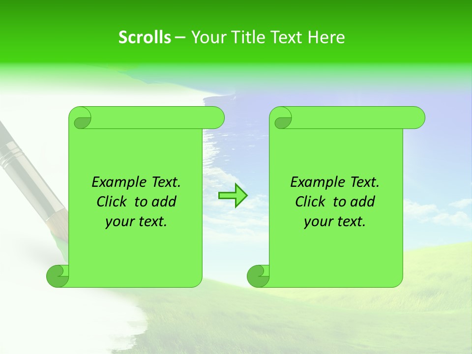 Colour Nature Picture PowerPoint Template